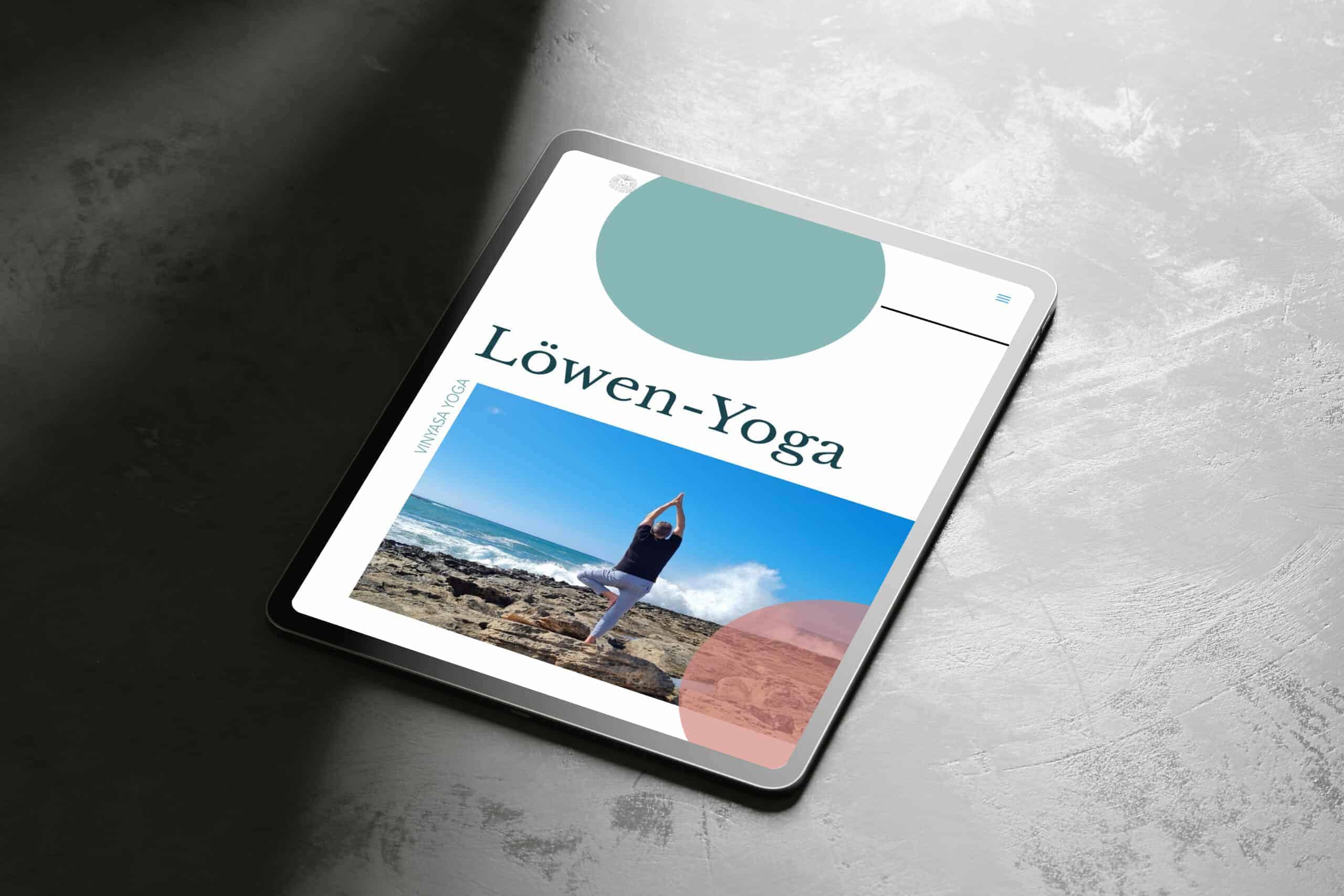 Yoga Website für Löwen Yoga in Braunschweig Mocjup Homepage