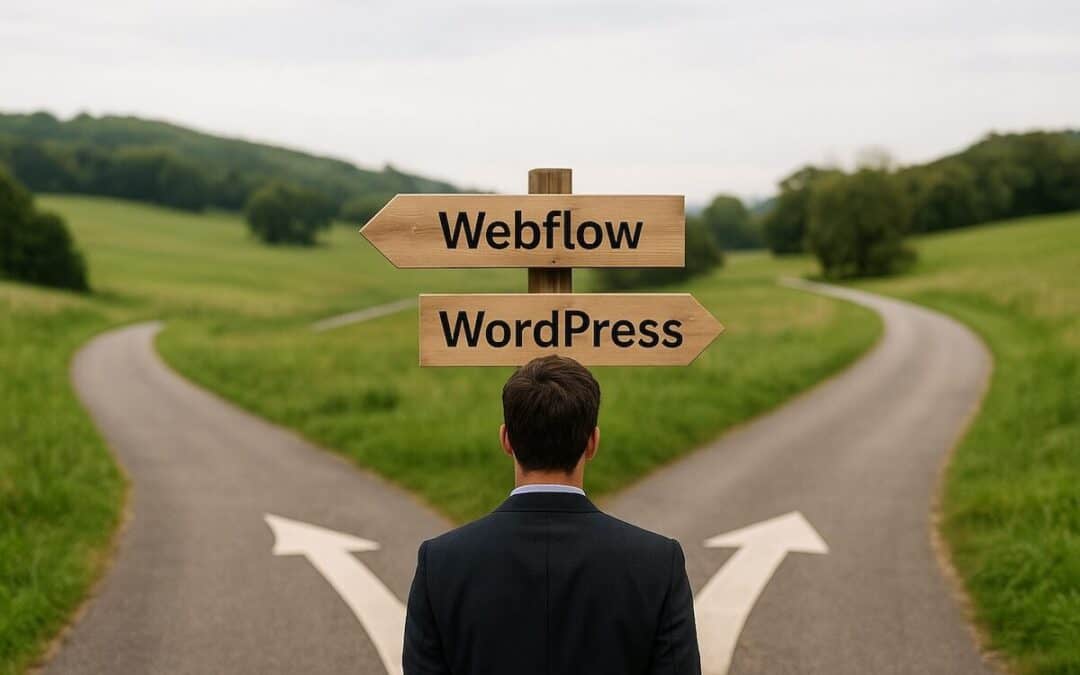 WordPress vs Webflow: Warum wir weiterhin auf WordPress setzen