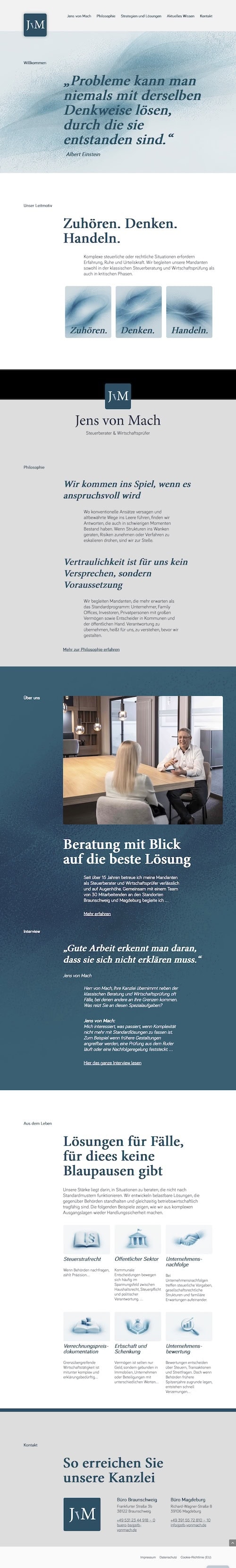 Kanzlei-Website-fuer-Steuerberater-JvM-Homepage Kanzlei-Website für Steuerberater JvM Homepage